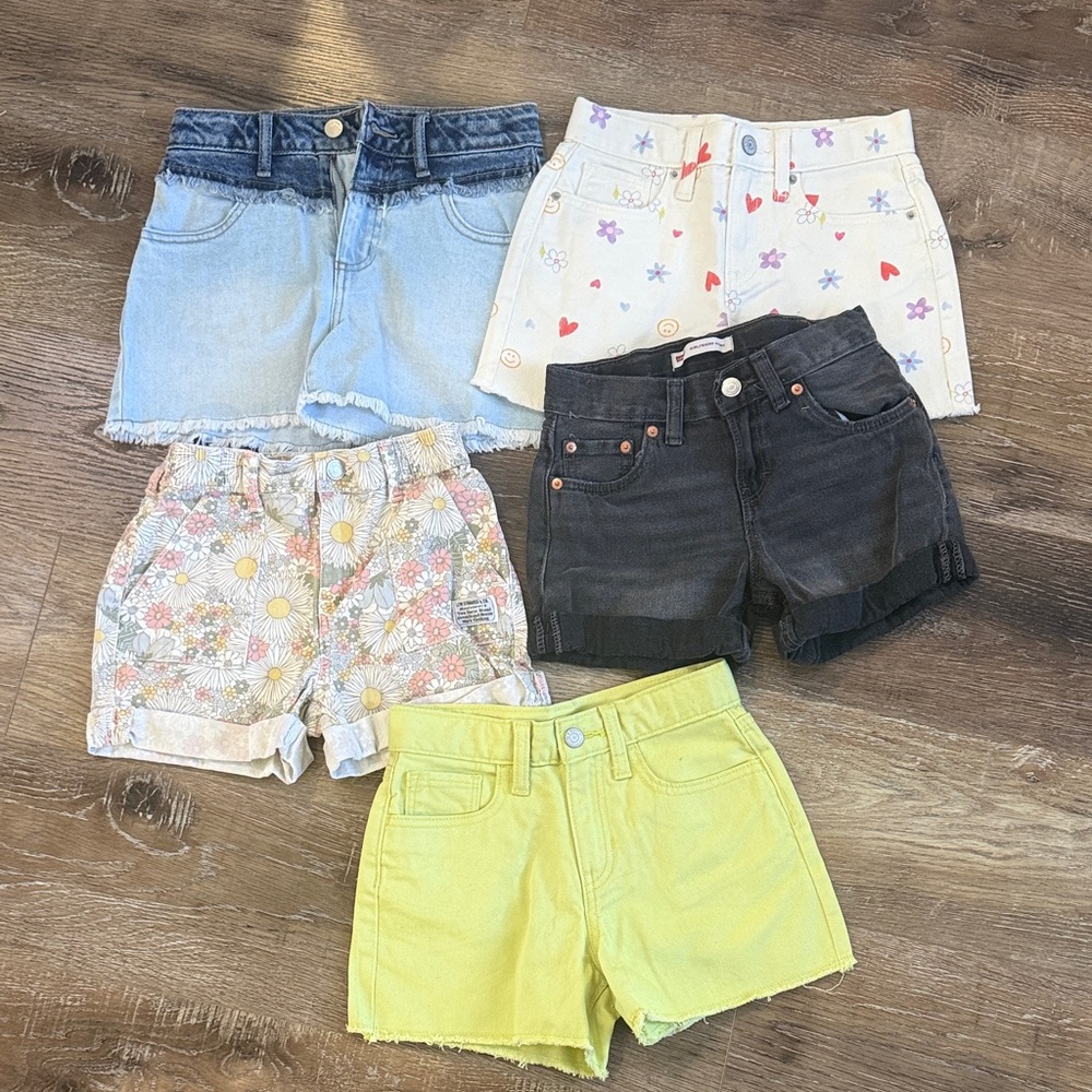 Kids Assorted Denim Shorts - Multi-Color Pack